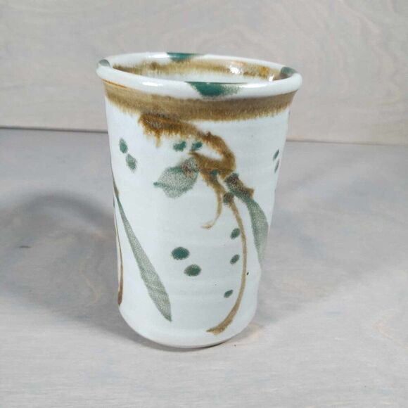 Earthenware Pottery ceramic mug great colors leaf‎ fall - Picture 6 of 6